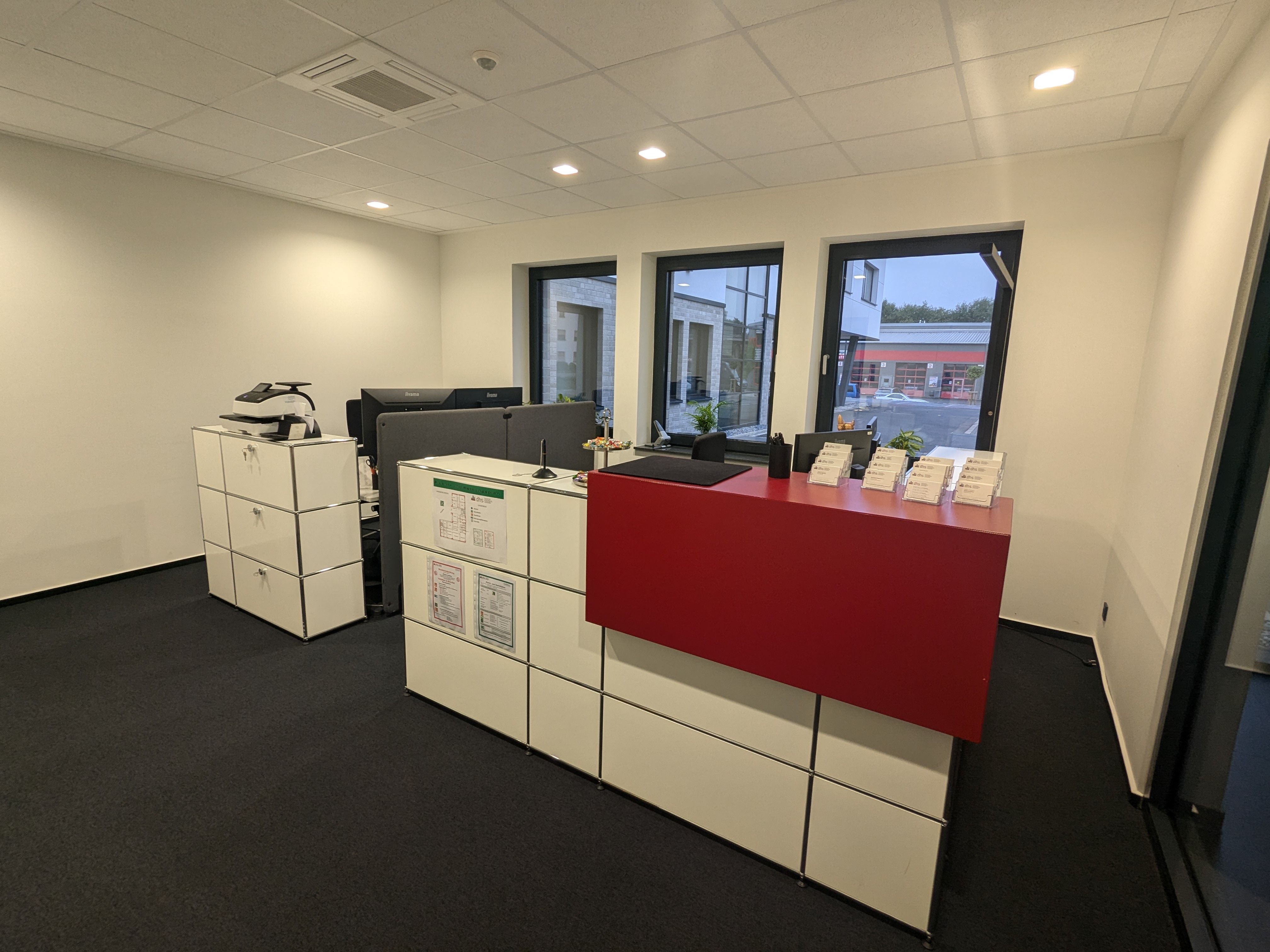 Empfangsbereich am dhs Standort in Lemgo